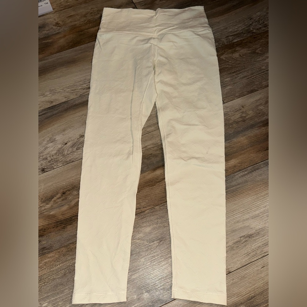 Calia by Carrie Underwood Cream Floral Leggings